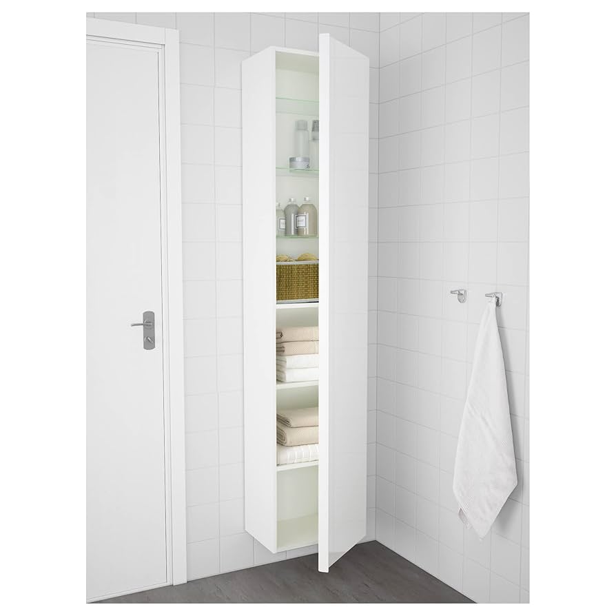 【値下げしました！】IKEA　GODMORGON グモロン ハイキャビネット　収納棚　/　棚 Amazon.co.jp: IKEA GODMORGON ハイキャビネット 40x32x192 cm